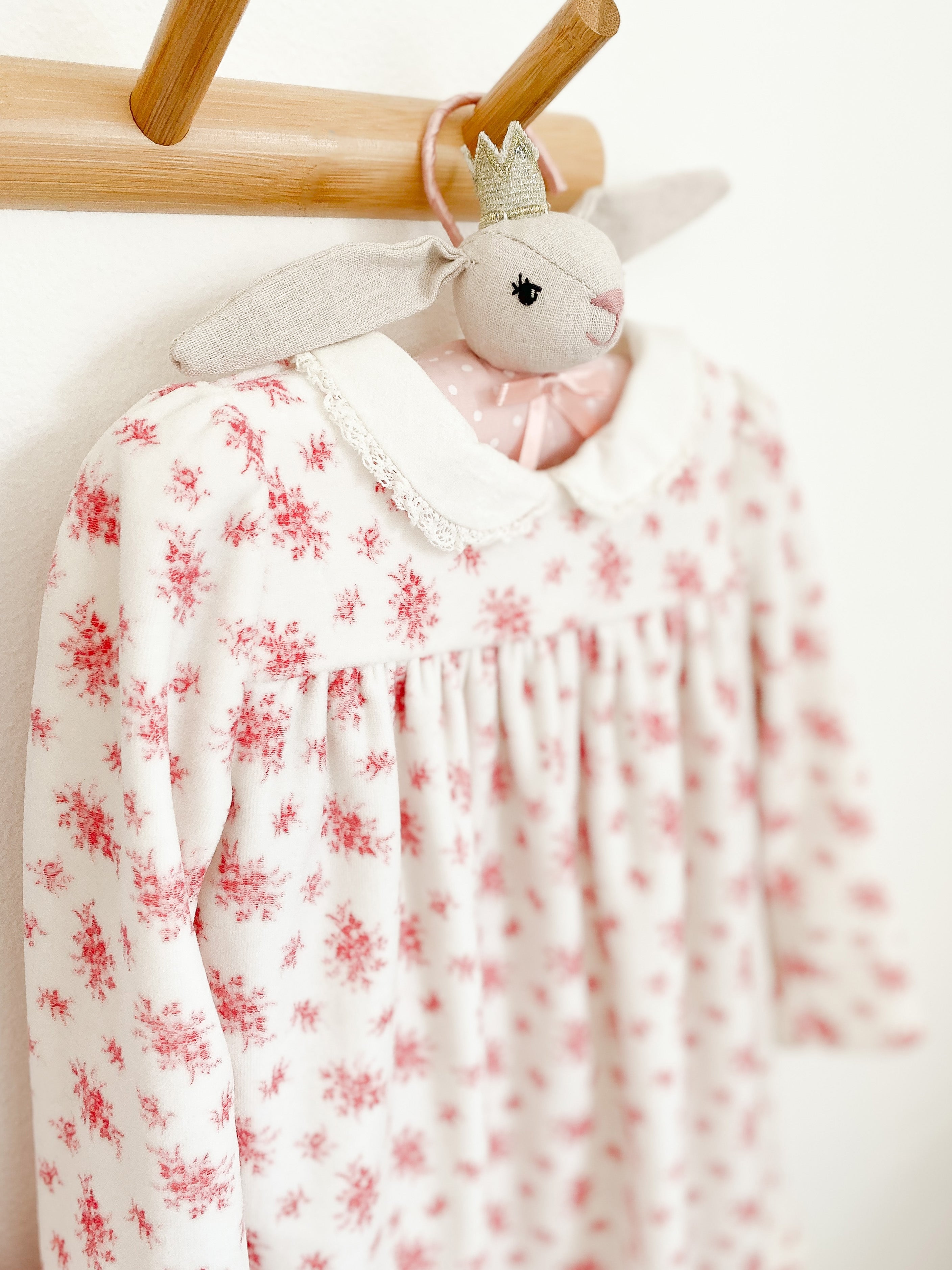 Padded Bunny Princess Baby Hangers Set of 2