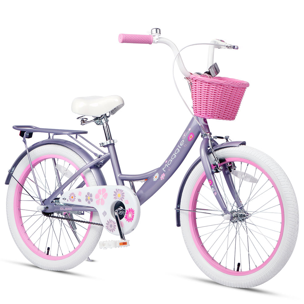 Glerc 20" Kids Bike with Rear Rack For 7 - 13 Years Old - Maggie