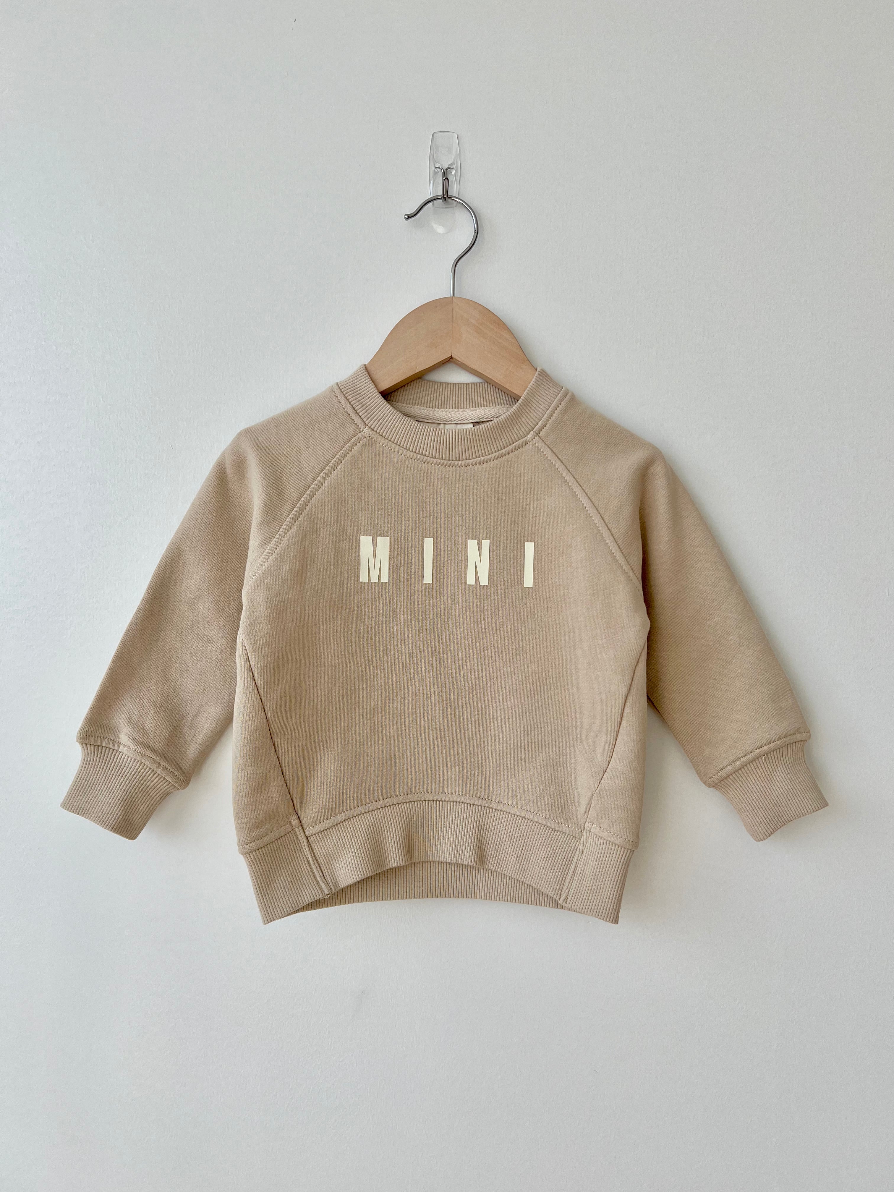 MINI Sweatshirt Tan Baby & Toddler Tops The picnic day   