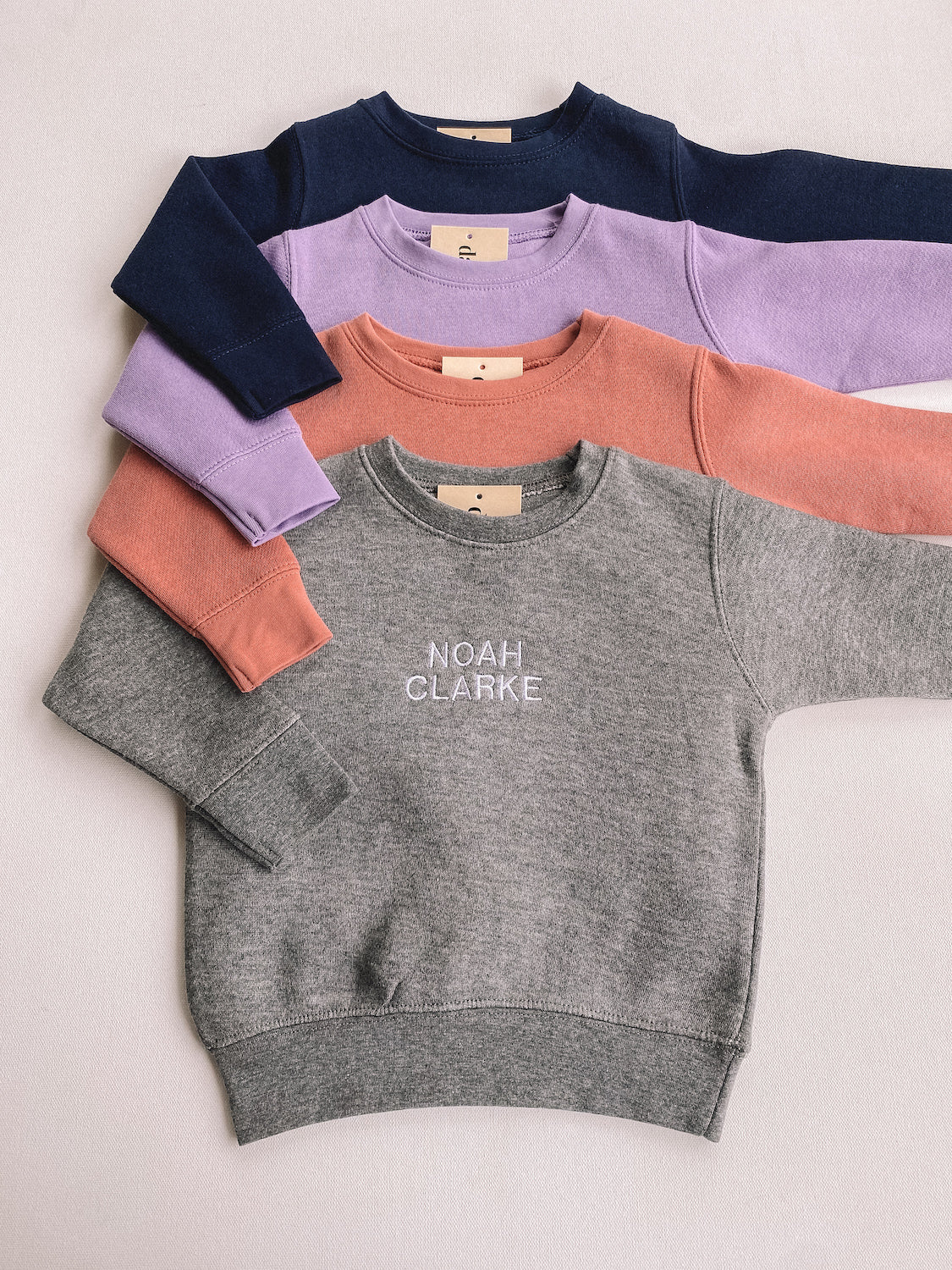 custom embroidered crewneck