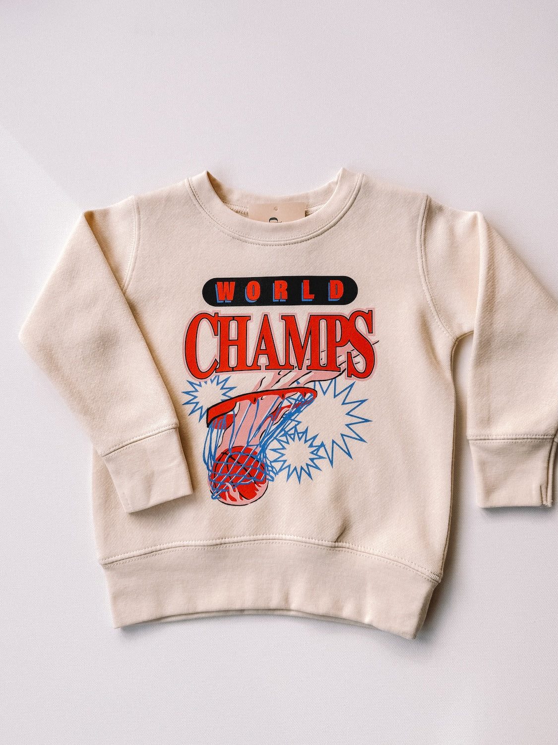 basketball world champs crewneck