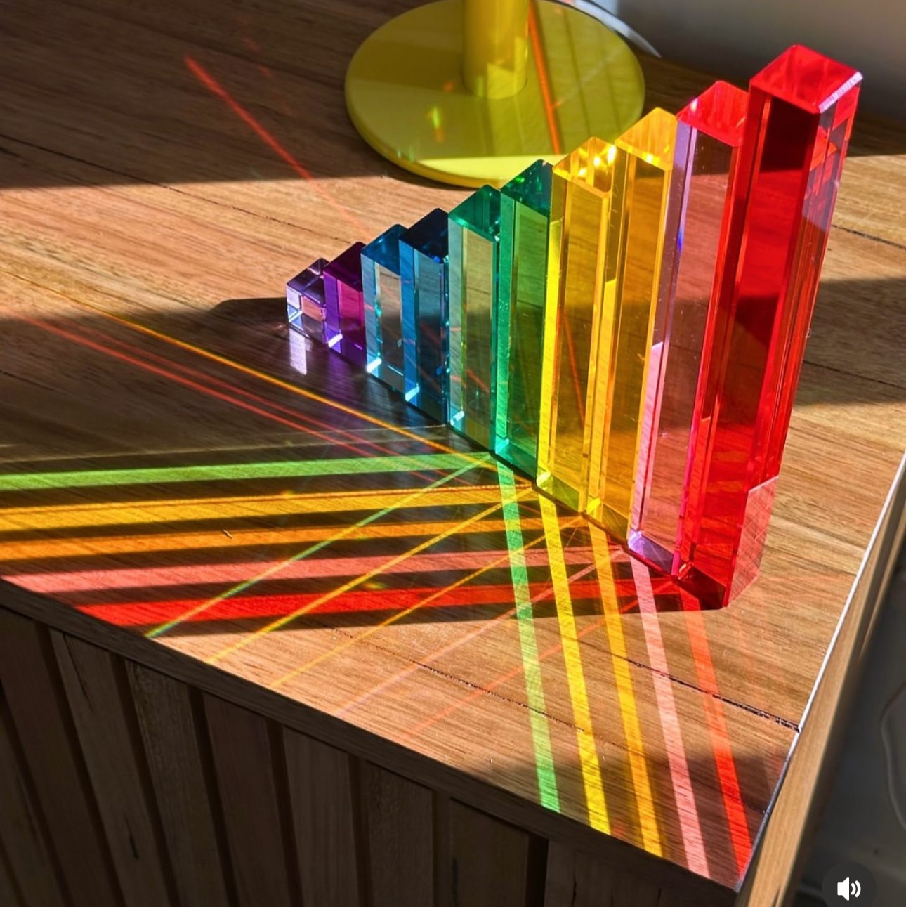 10-Piece Crystal Clear Pyramid Lucite Blocks – Acrylic Stair Blocks