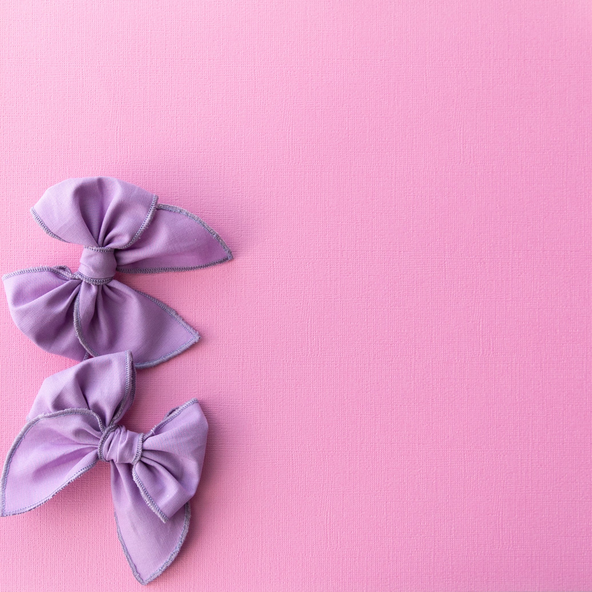 Striking Purple | Pigtail Set - Petite Party Bow