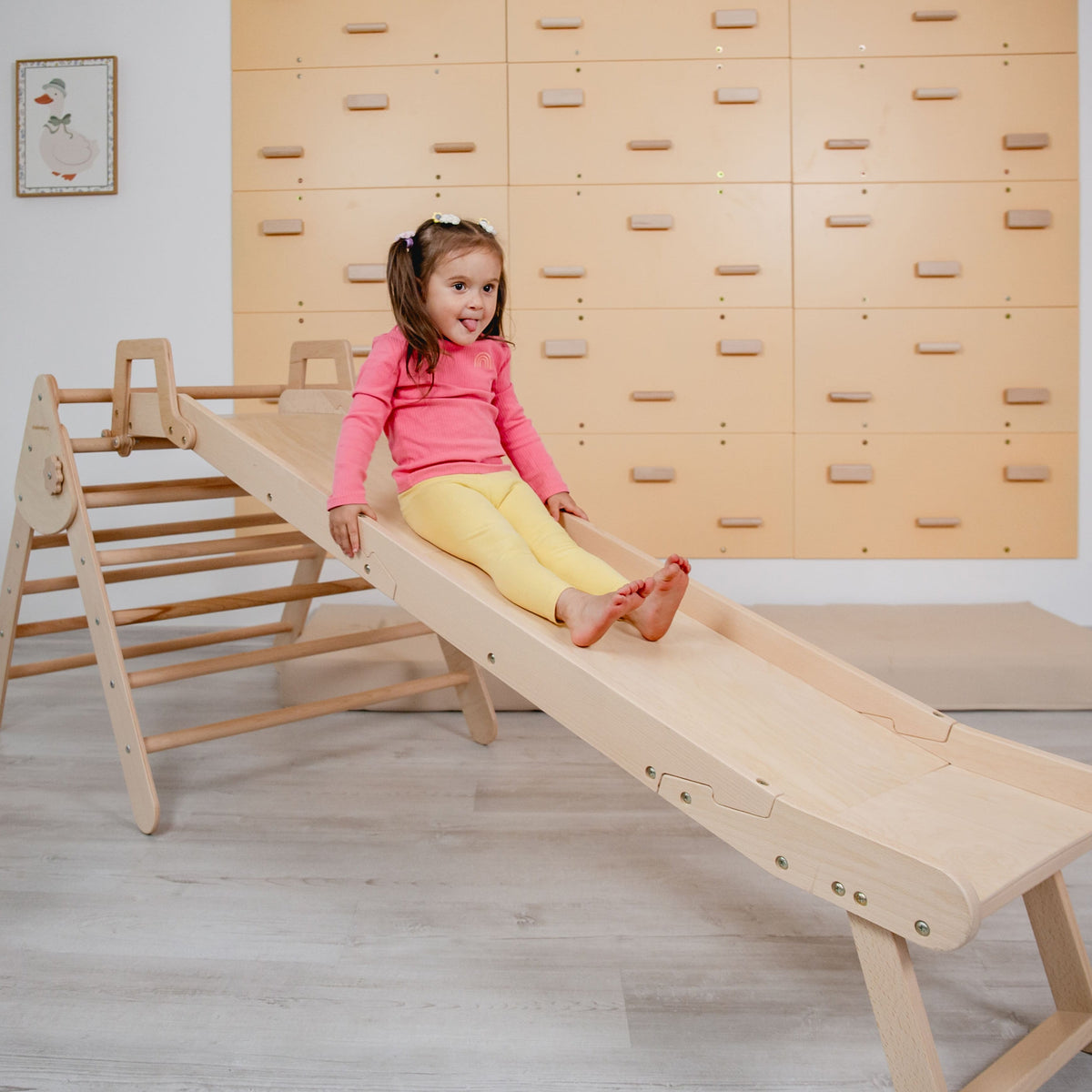 Wooden Climbing Set