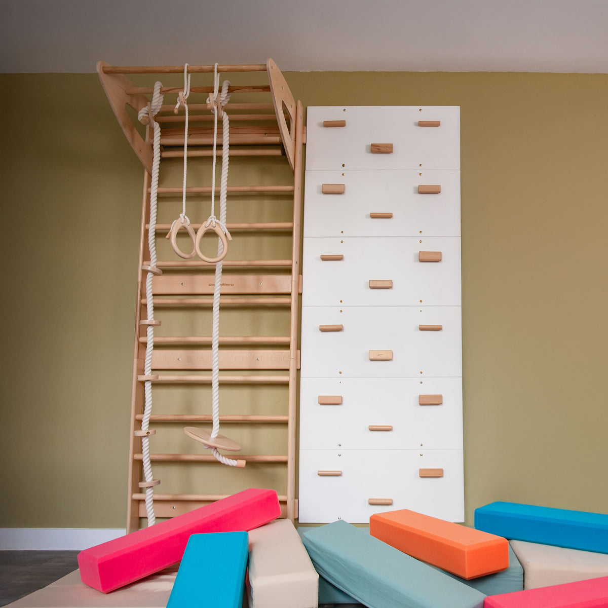 4-in-1 Swedish Wall Kit for Playroom