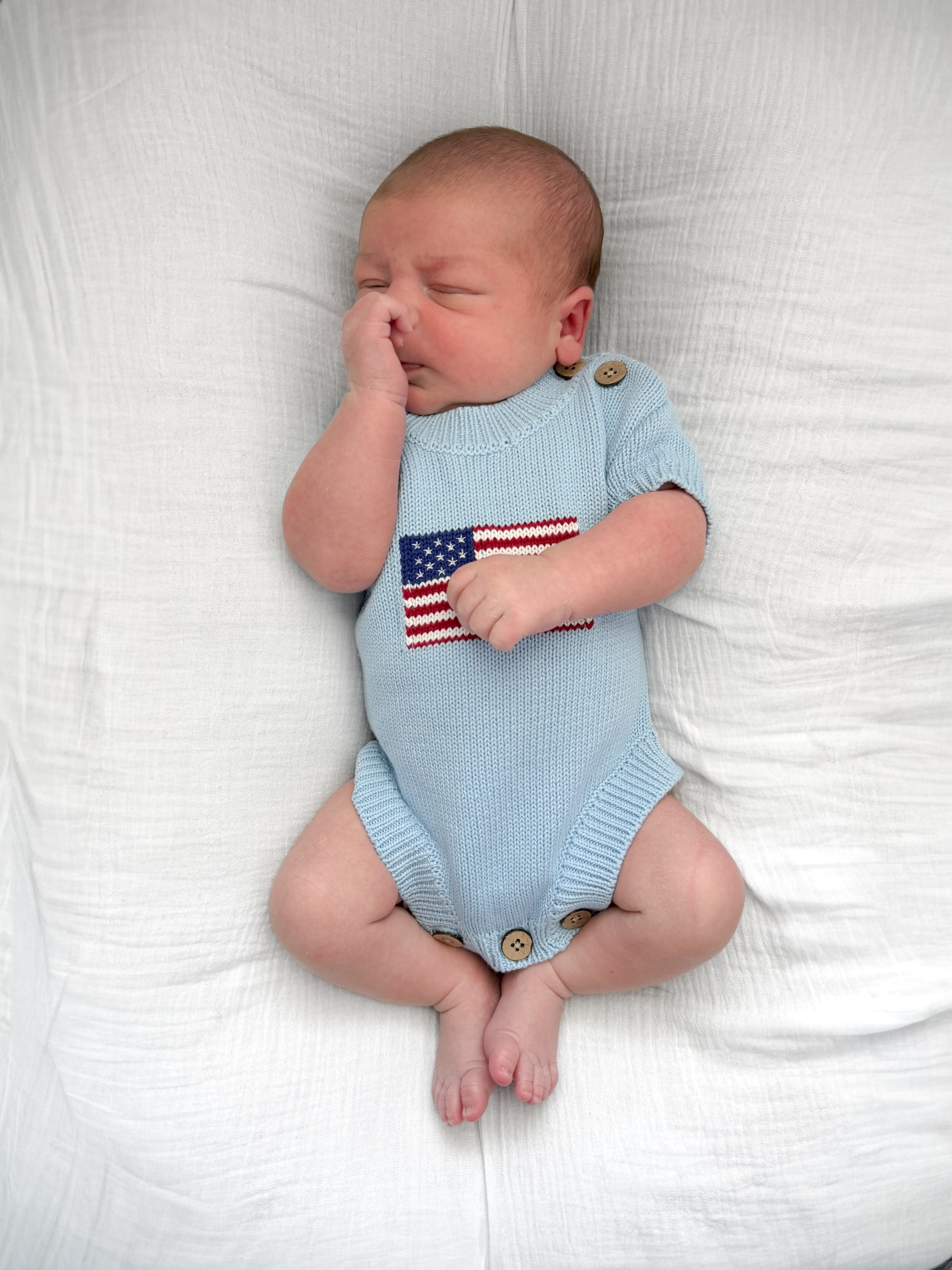 Americana Knit Romper