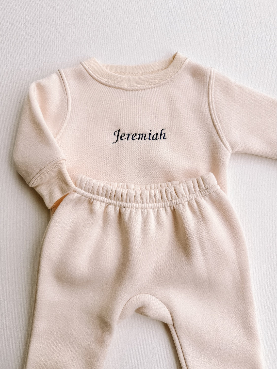 custom embroidered fleece set