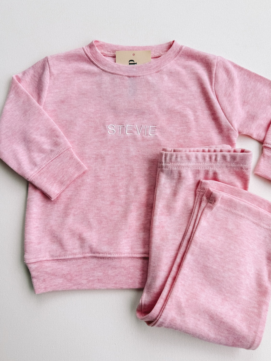 custom embroidered long sleeve flare set