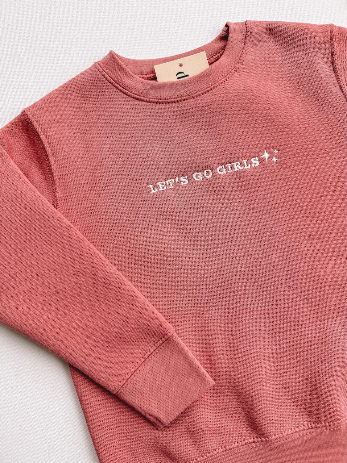 custom embroidered crewneck