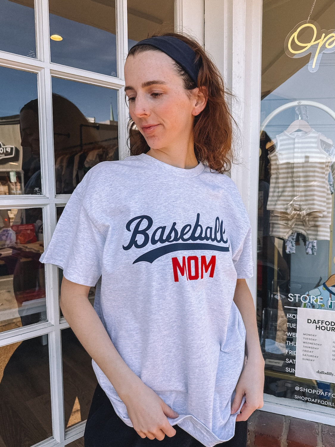 baseball mom tee - adult