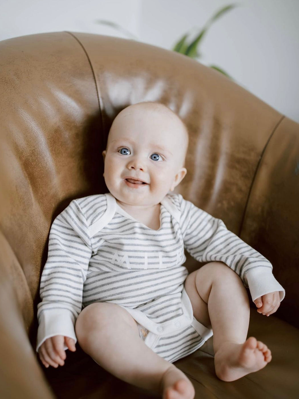 Stripe Organic Baby Gift Bundle Gray gift bundle set The picnic day   