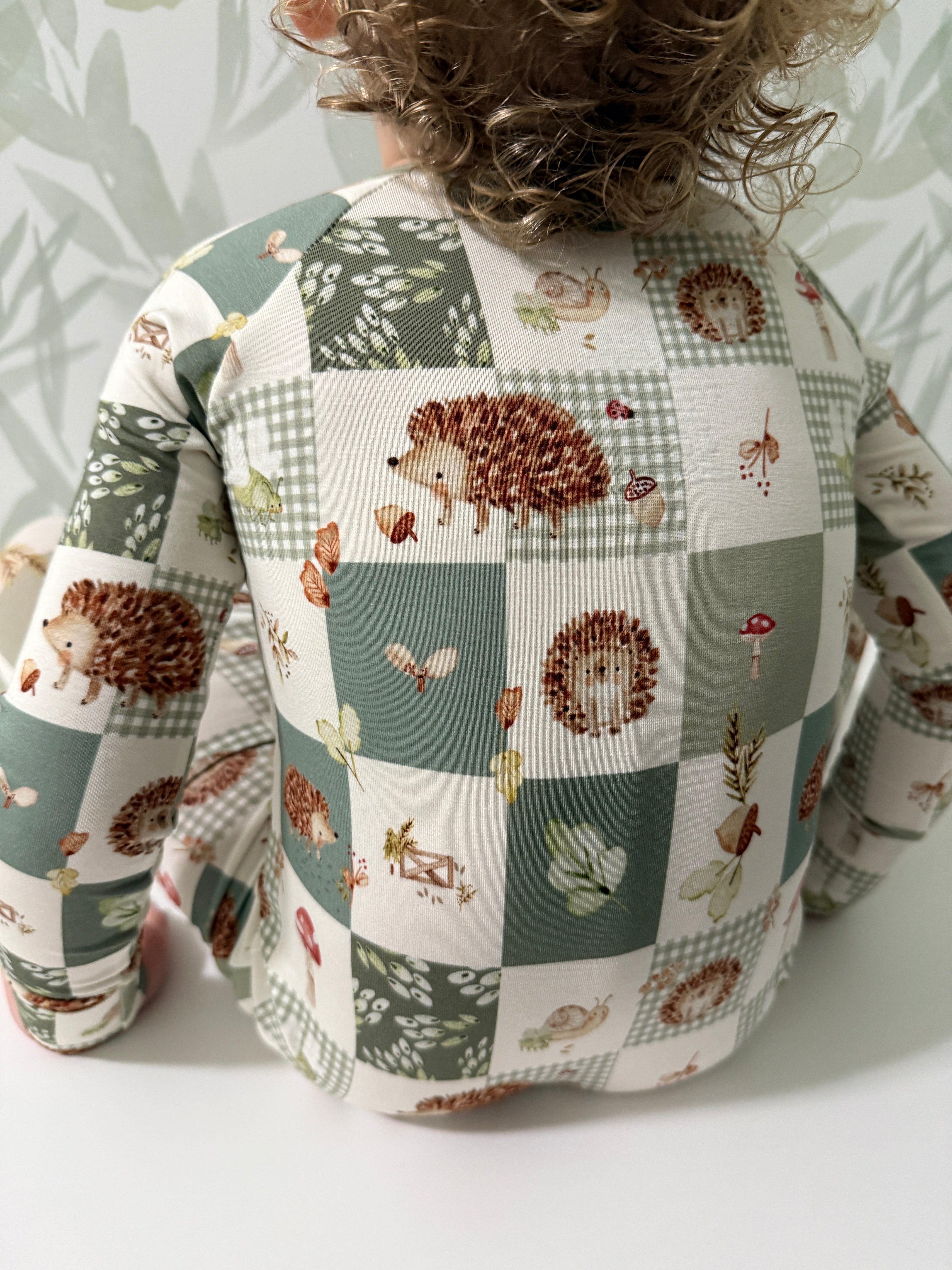 Harvest Hedgehogs Bamboo Zippy Pajamas