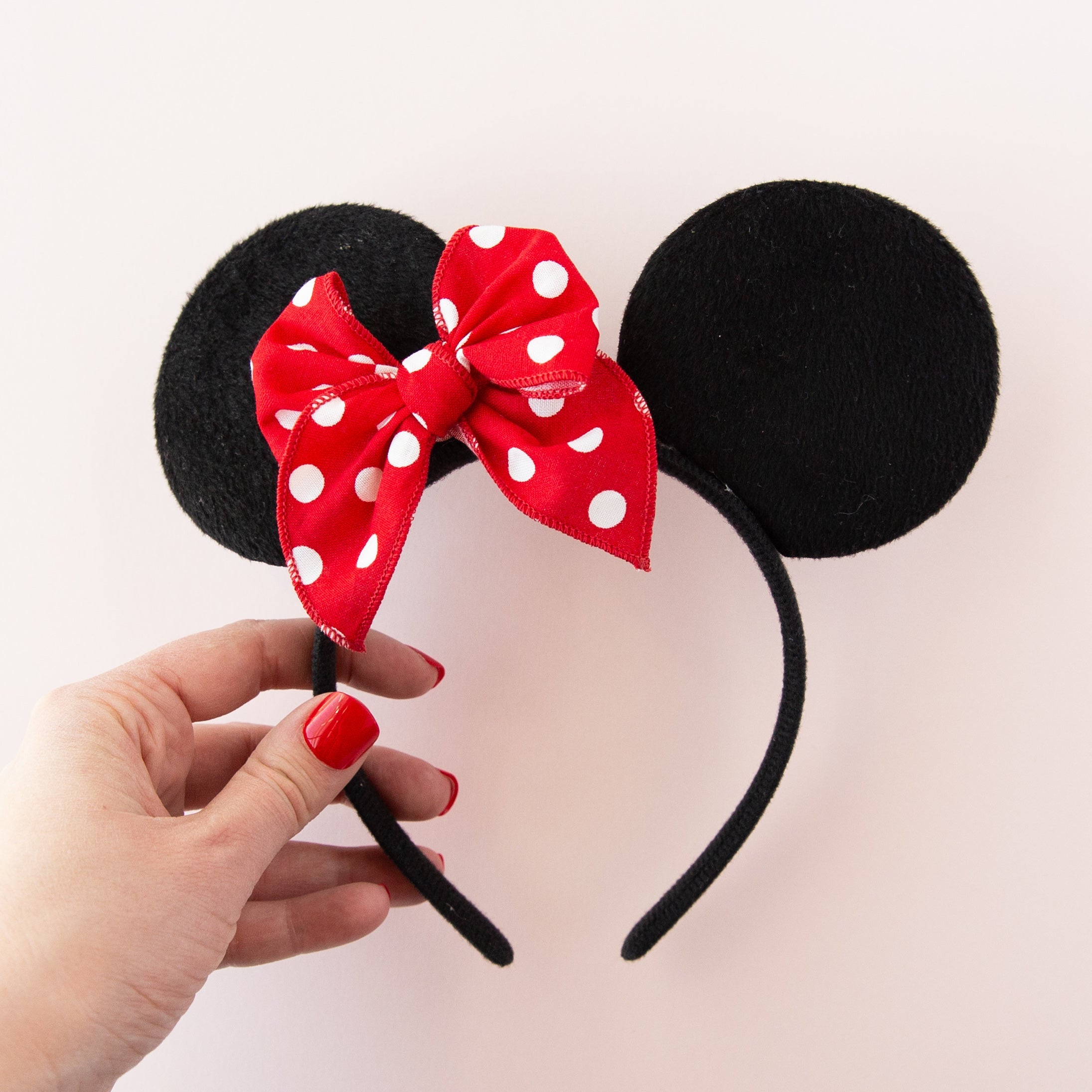 Minnie's Polka Dot | Pigtail Set - Petite Party Bow