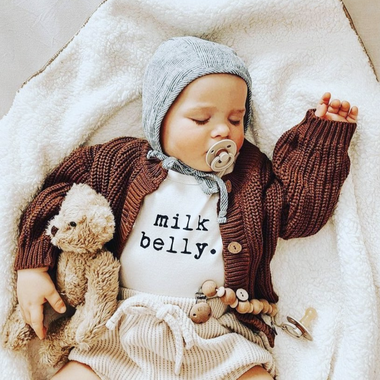 Milk Belly - Organic Cotton Bodysuit