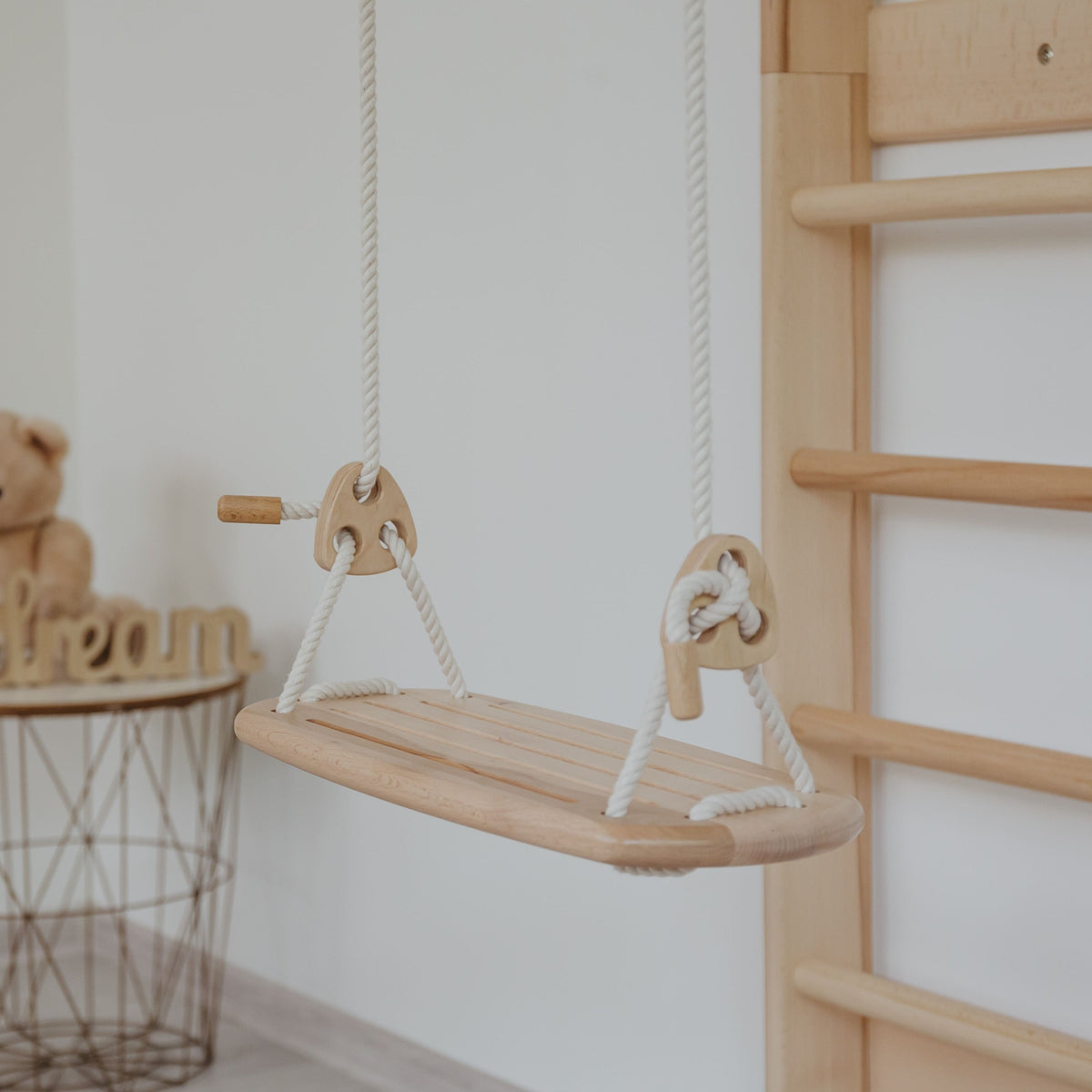 Wooden Rope Swing
