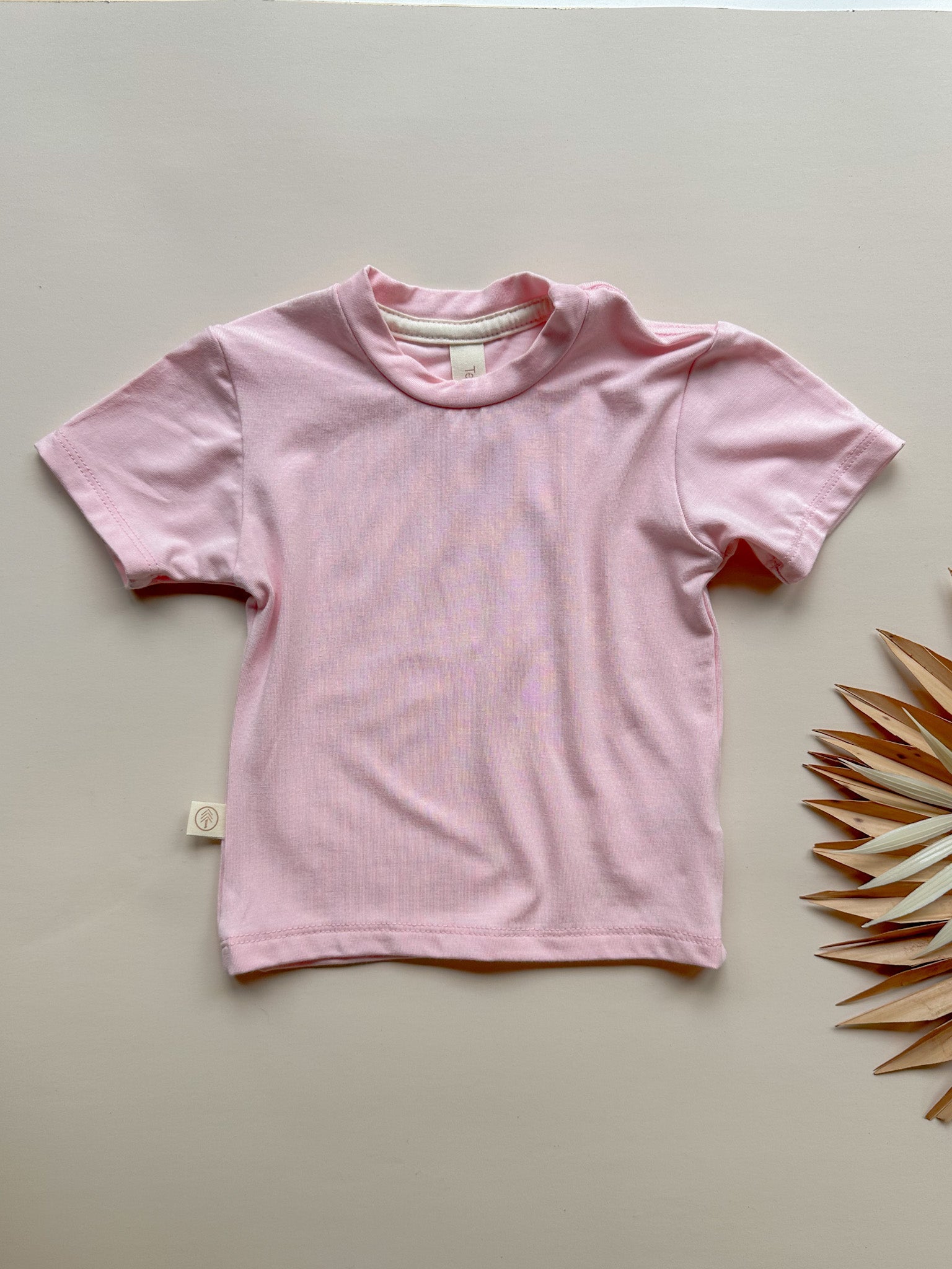 Short Sleeve Essential Tee | Rose Pink | Luxury Bamboo