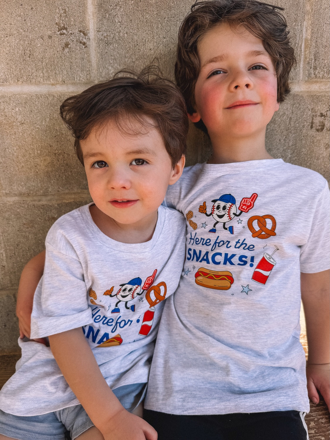 here for the snacks tee