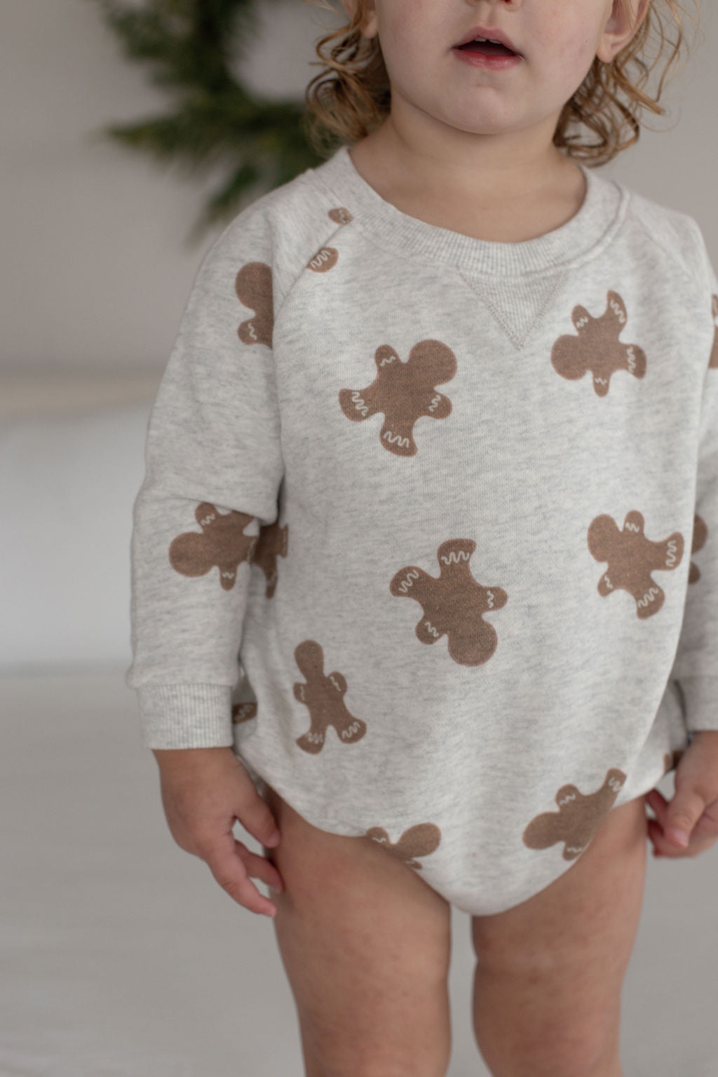 Sweatshirt Romper | Gingerbread 2.0
