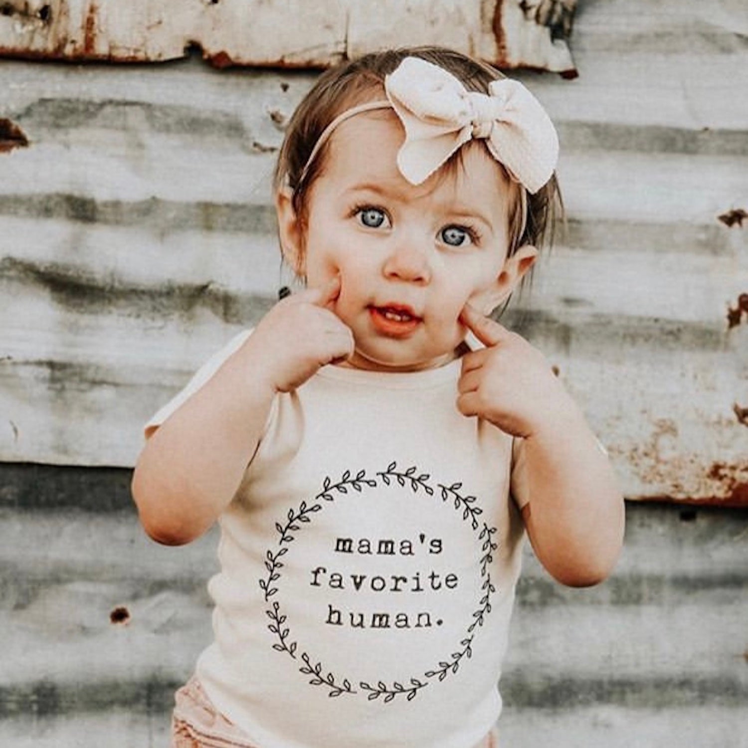 Mama's Favorite Human - Organic Cotton Bodysuit