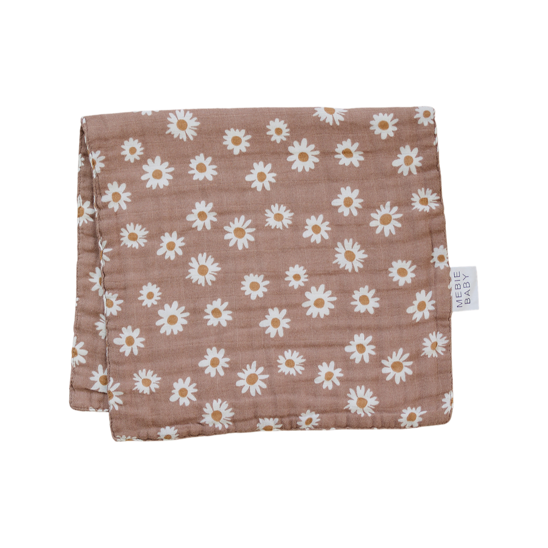 Daisy Dream Muslin Burp Cloth  Mebie Baby   