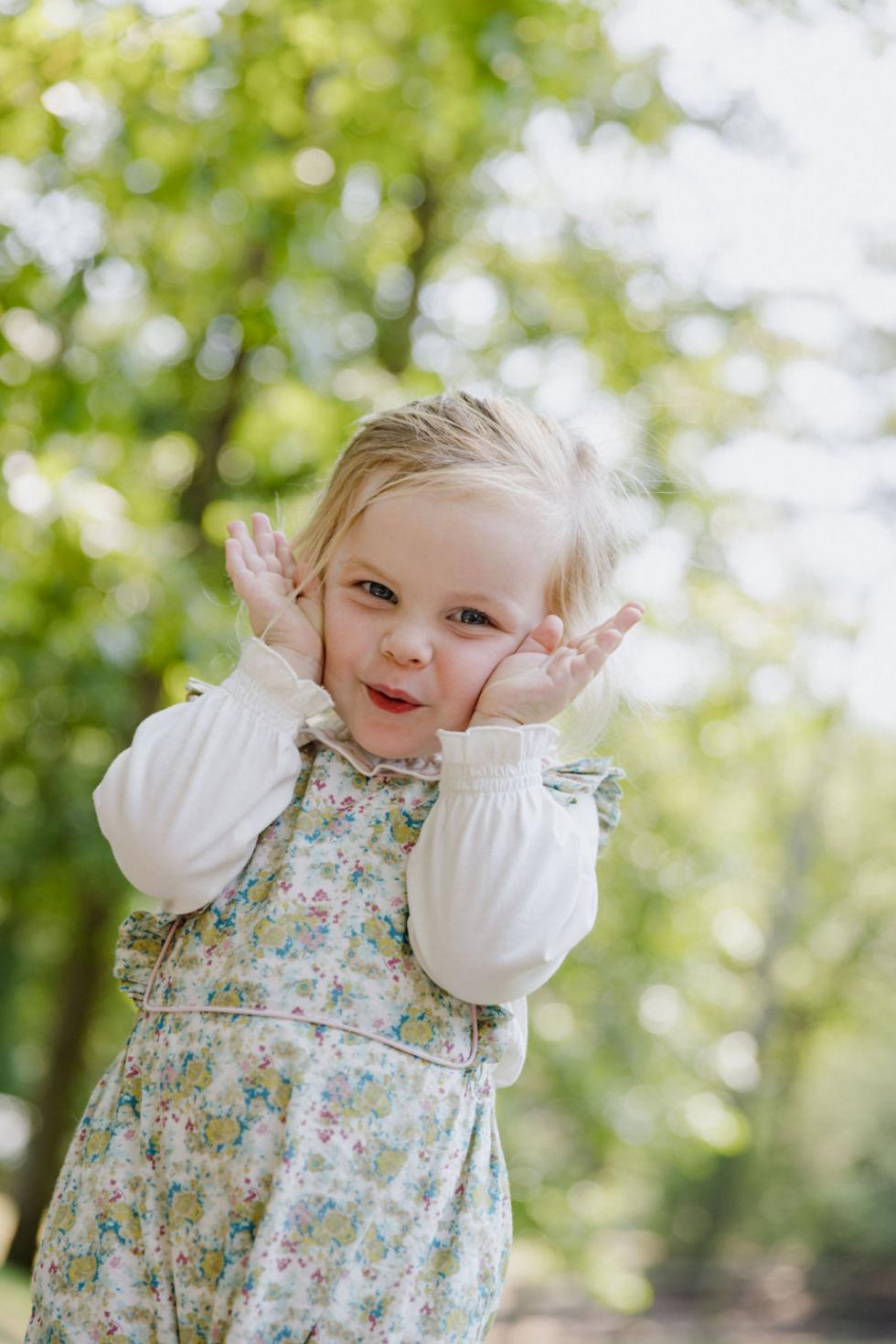 Eliza Playsuit in Water Rose