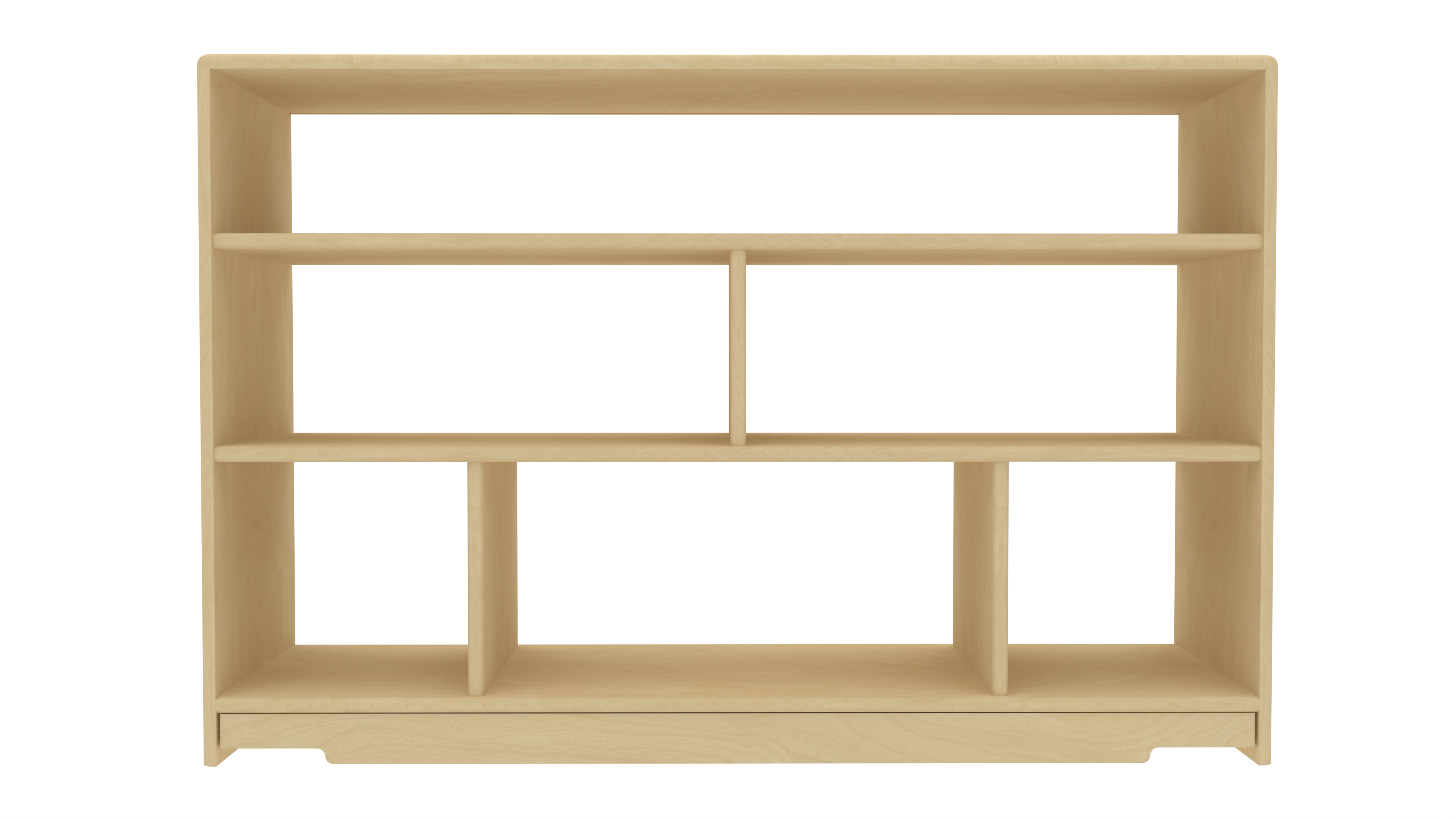 Montessori Classroom Shelf - 4' x 32" - Open Back