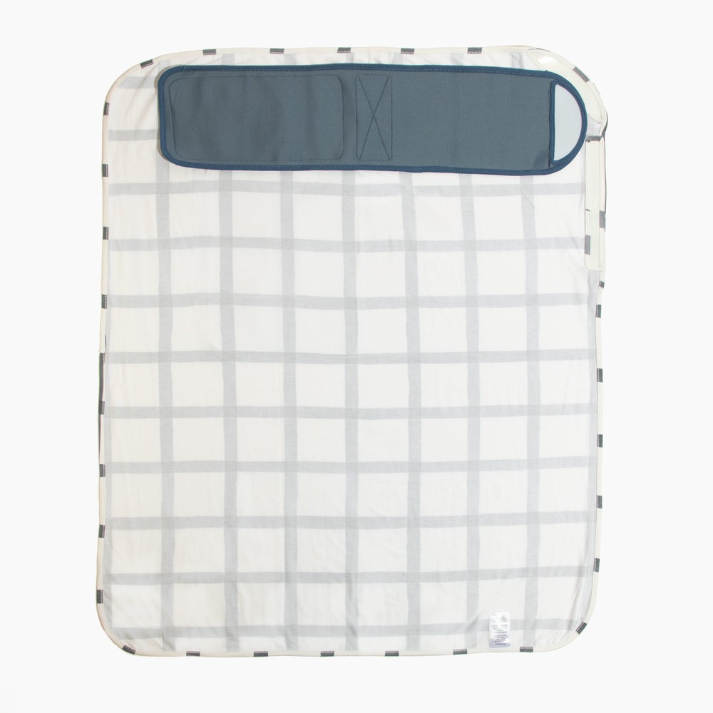 Indigo Windowpane Swaddle II