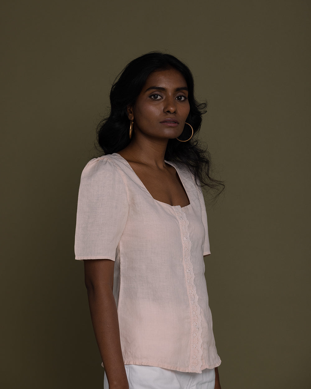 Cherry Chapstick Kisses Pink Top - Ice Pink