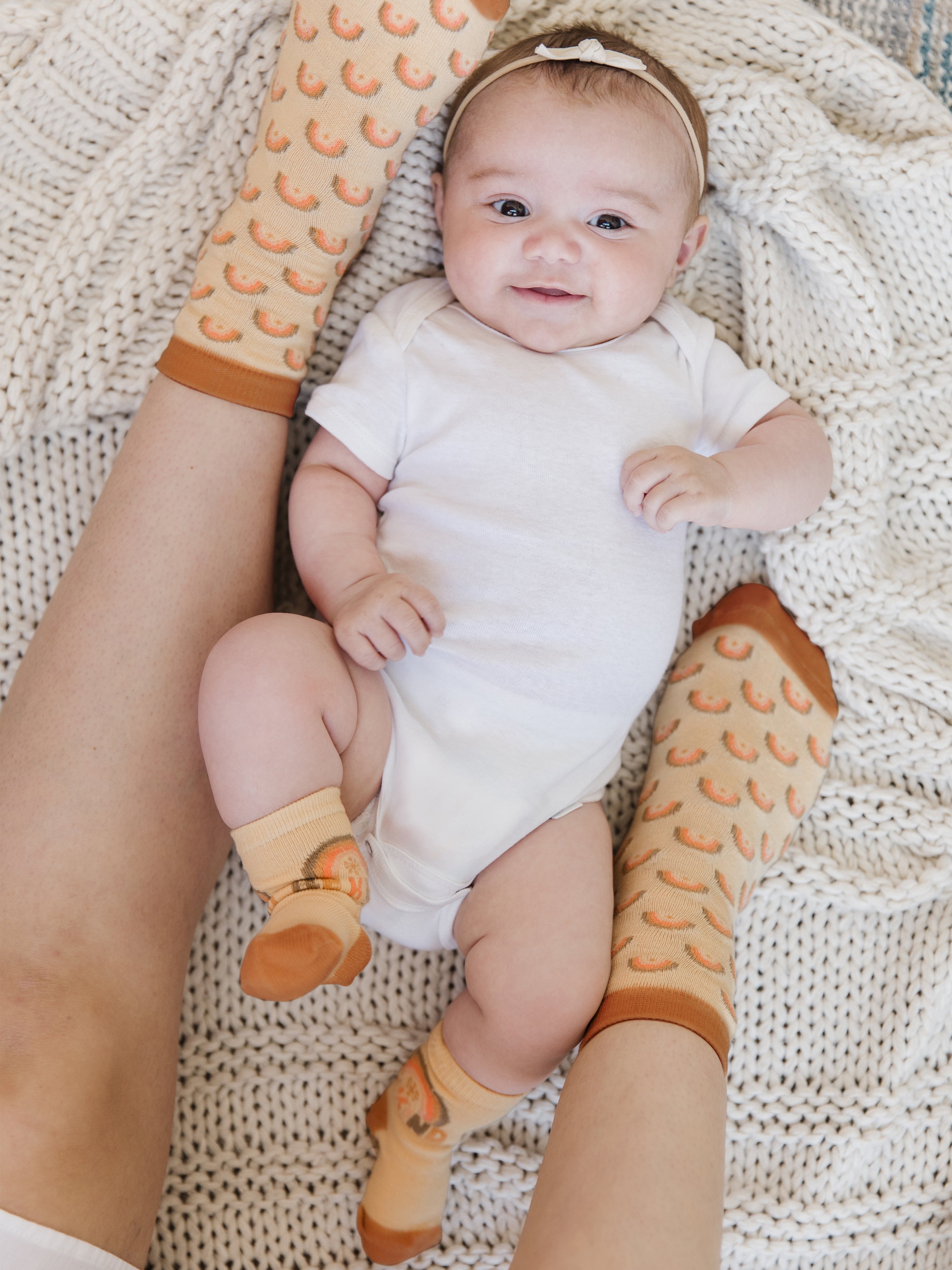 Mama & Me Matching Socks Set - Be Kind Rainbows