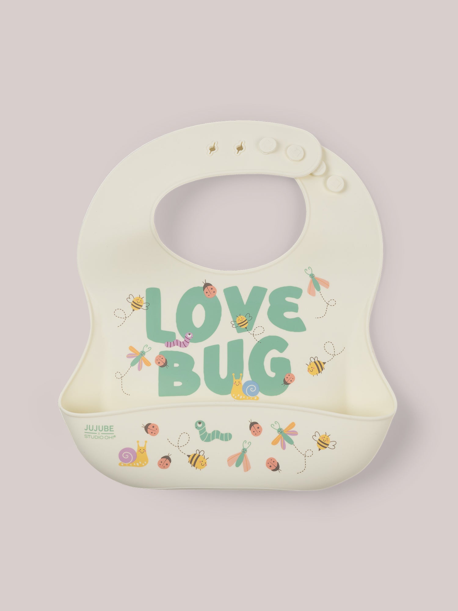 Silicone Bib - Love Bug
