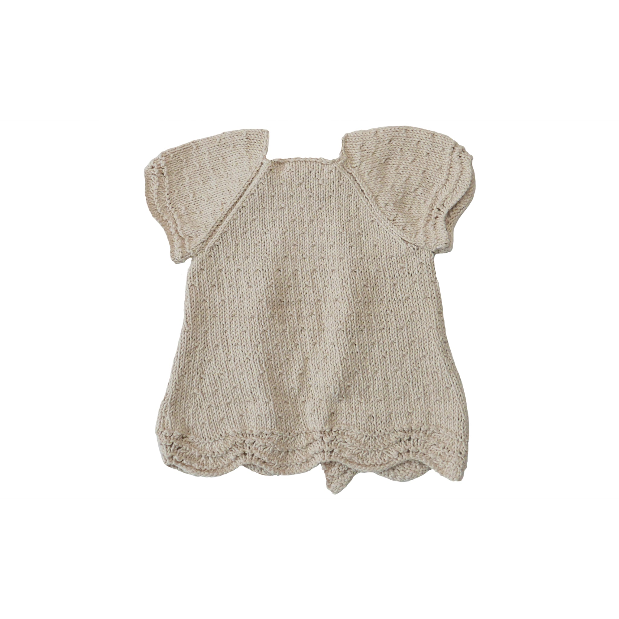 Noa  Cardigan (Hand-knitted) - Sand