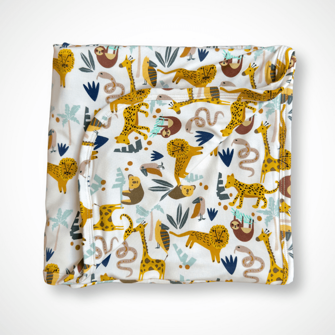 Jungle Friends Blanket | Bamboo