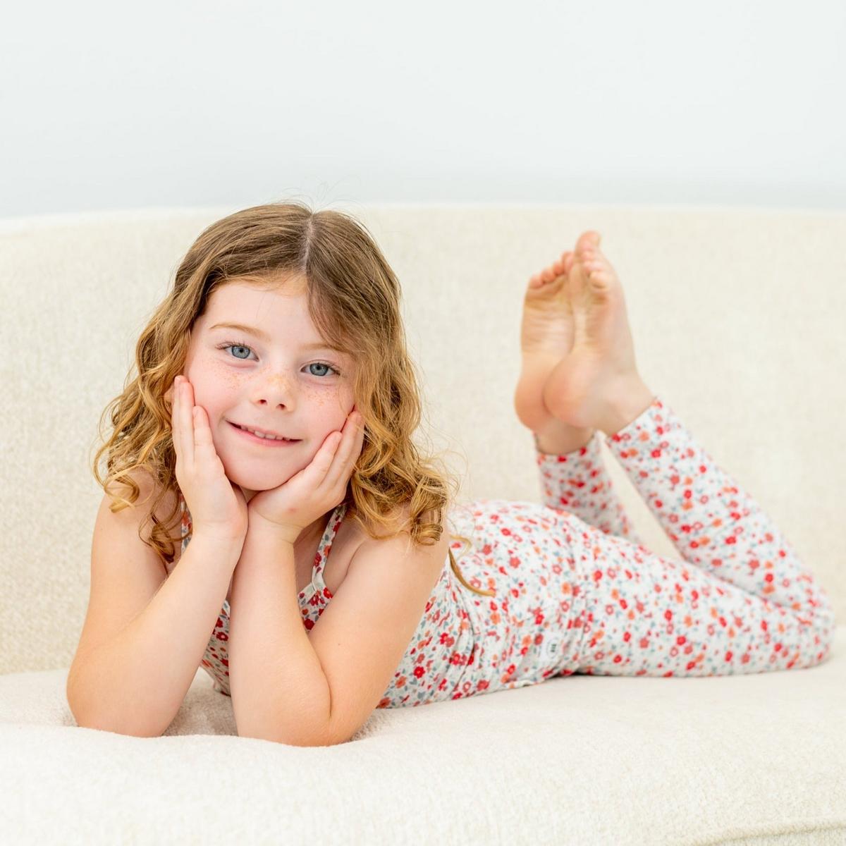 Tank Pajama - Crimson Floral