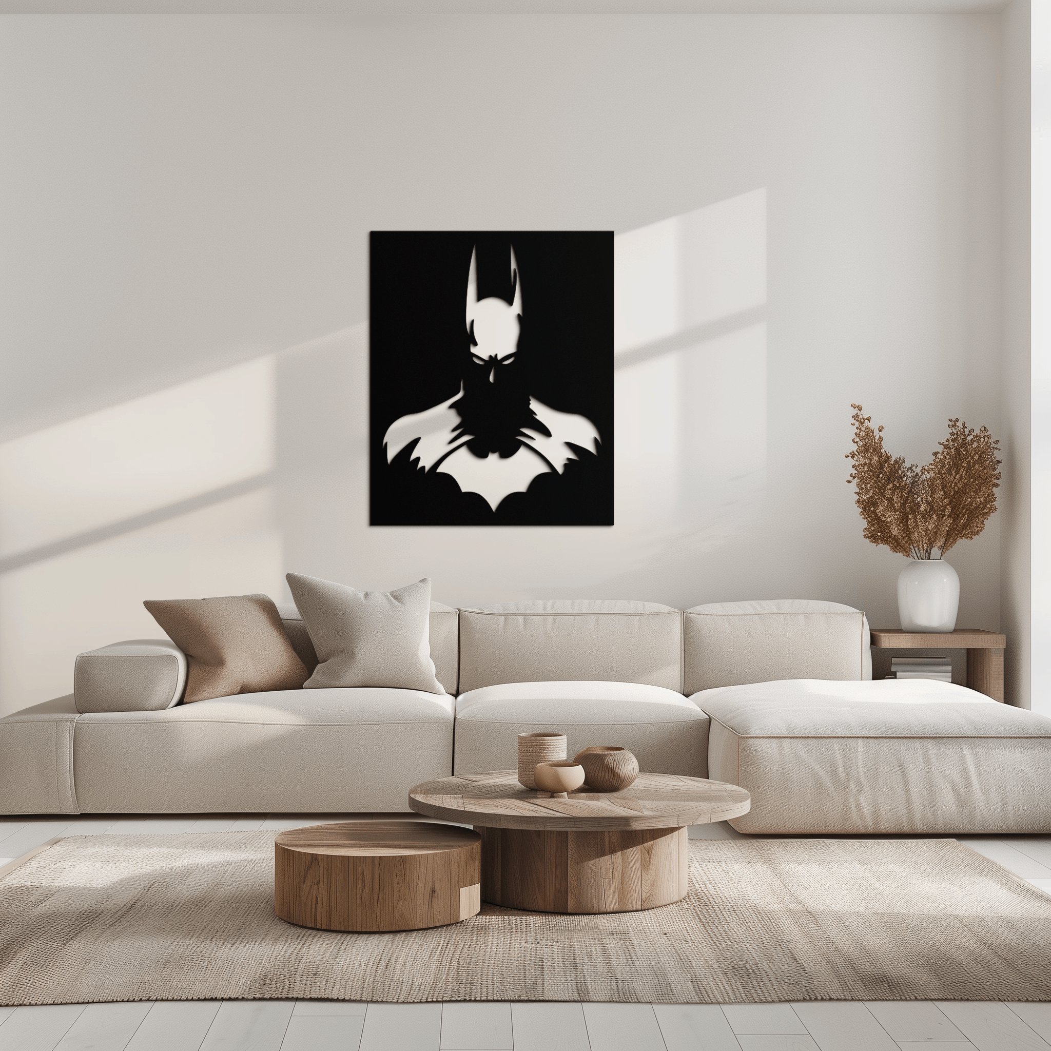 Dark Knight Metal Wall Art - Modern Steel Wall Decor - KAF034