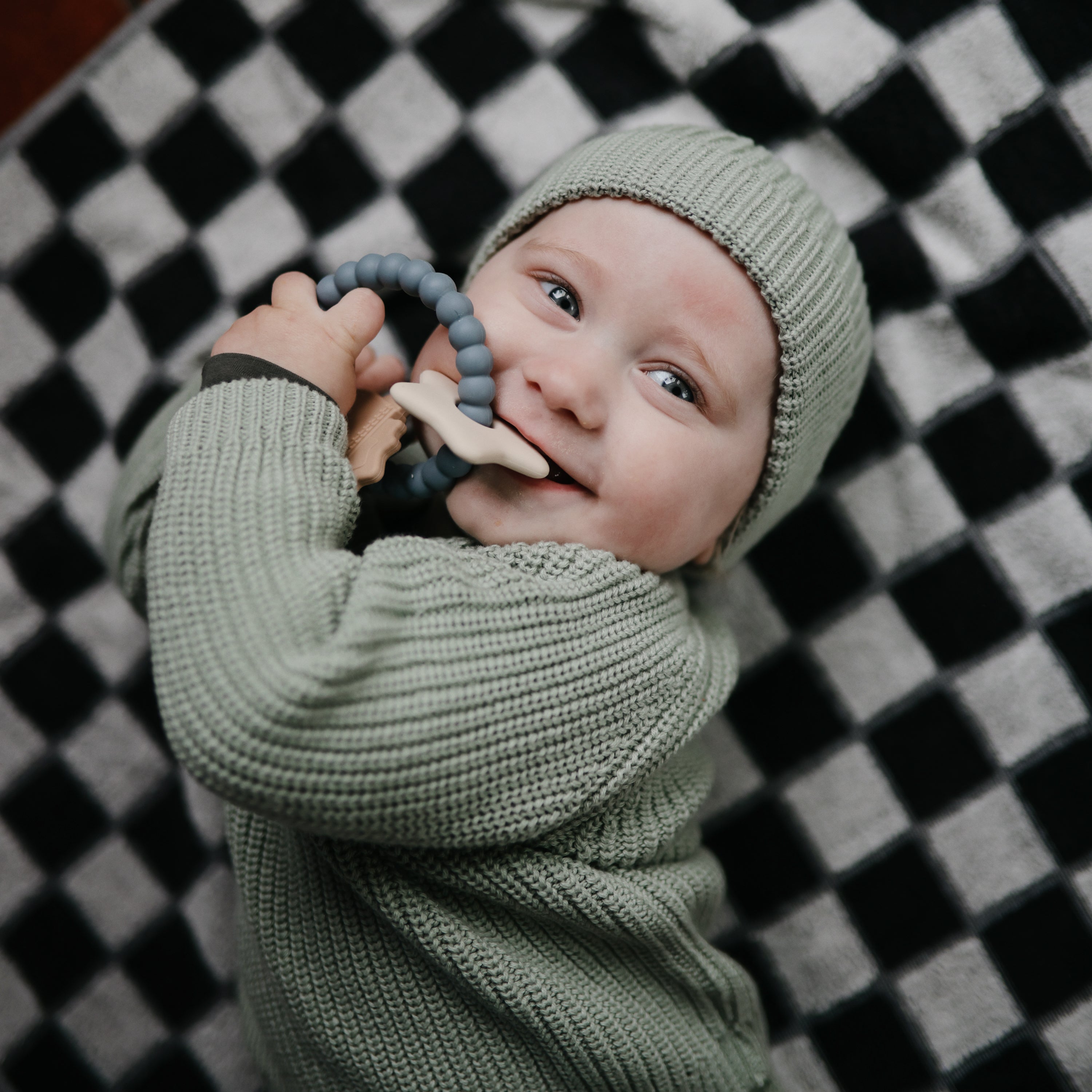 Space Teething Ring teether Mushie   