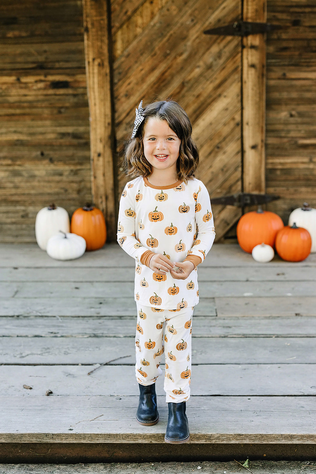 Pumpkins Bamboo Cozy Set  Mebie Baby   