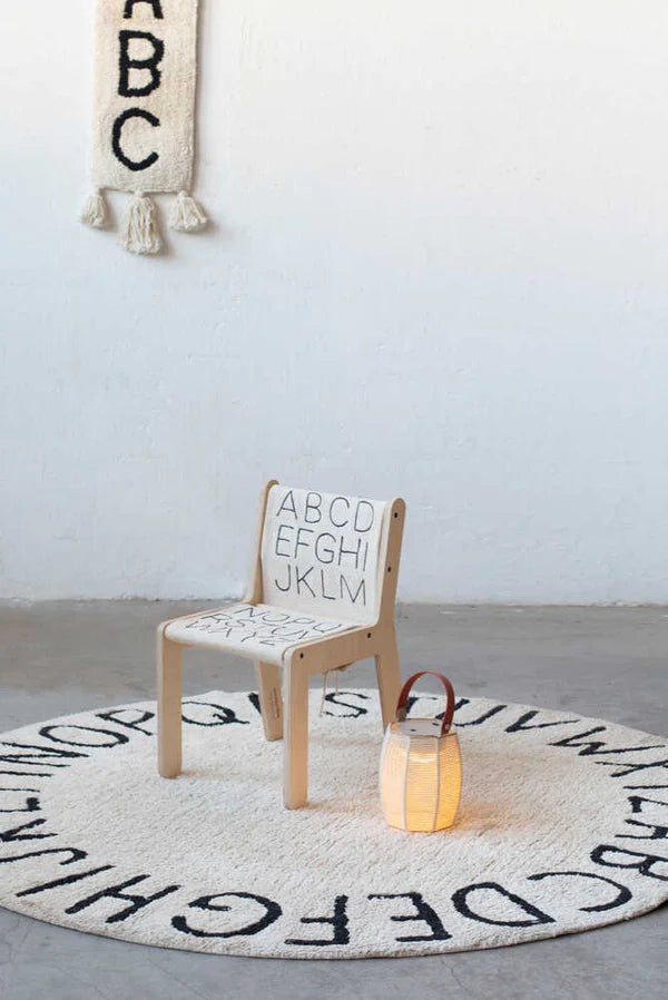 KID'S CHAIR ABC CANVAS  Little Wonder & Co   