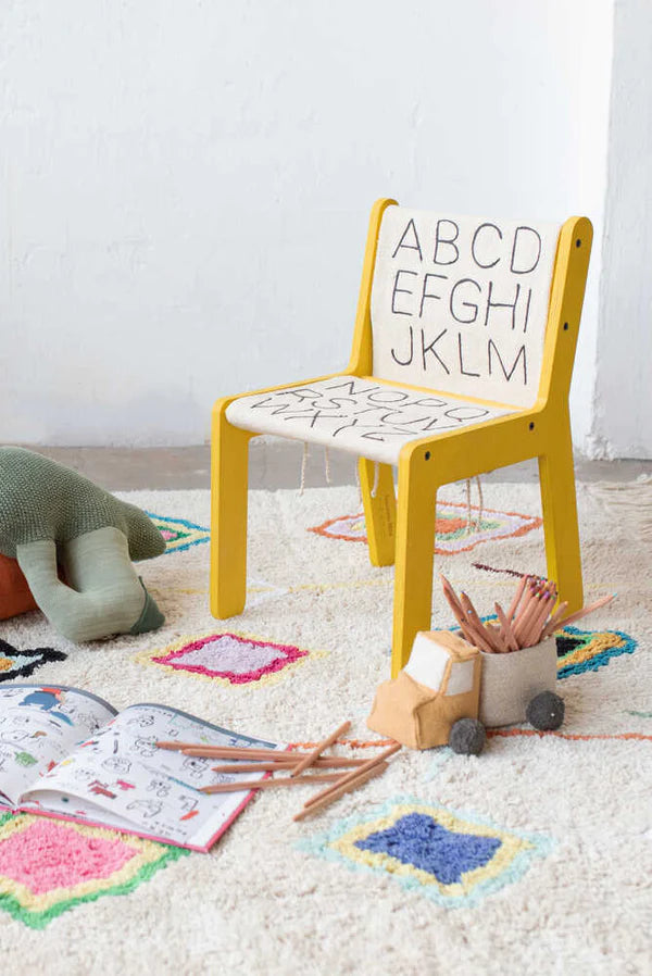 KID'S CHAIR SILLITA ABC - YELLOW  Little Wonder & Co   