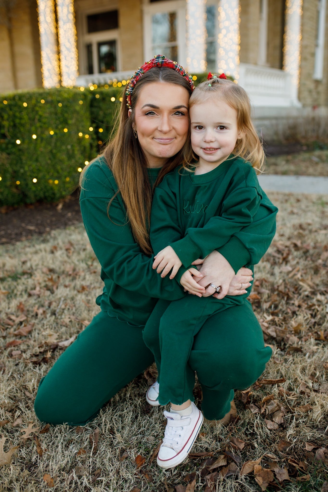 Adult Scalloped Set - Green or Brown