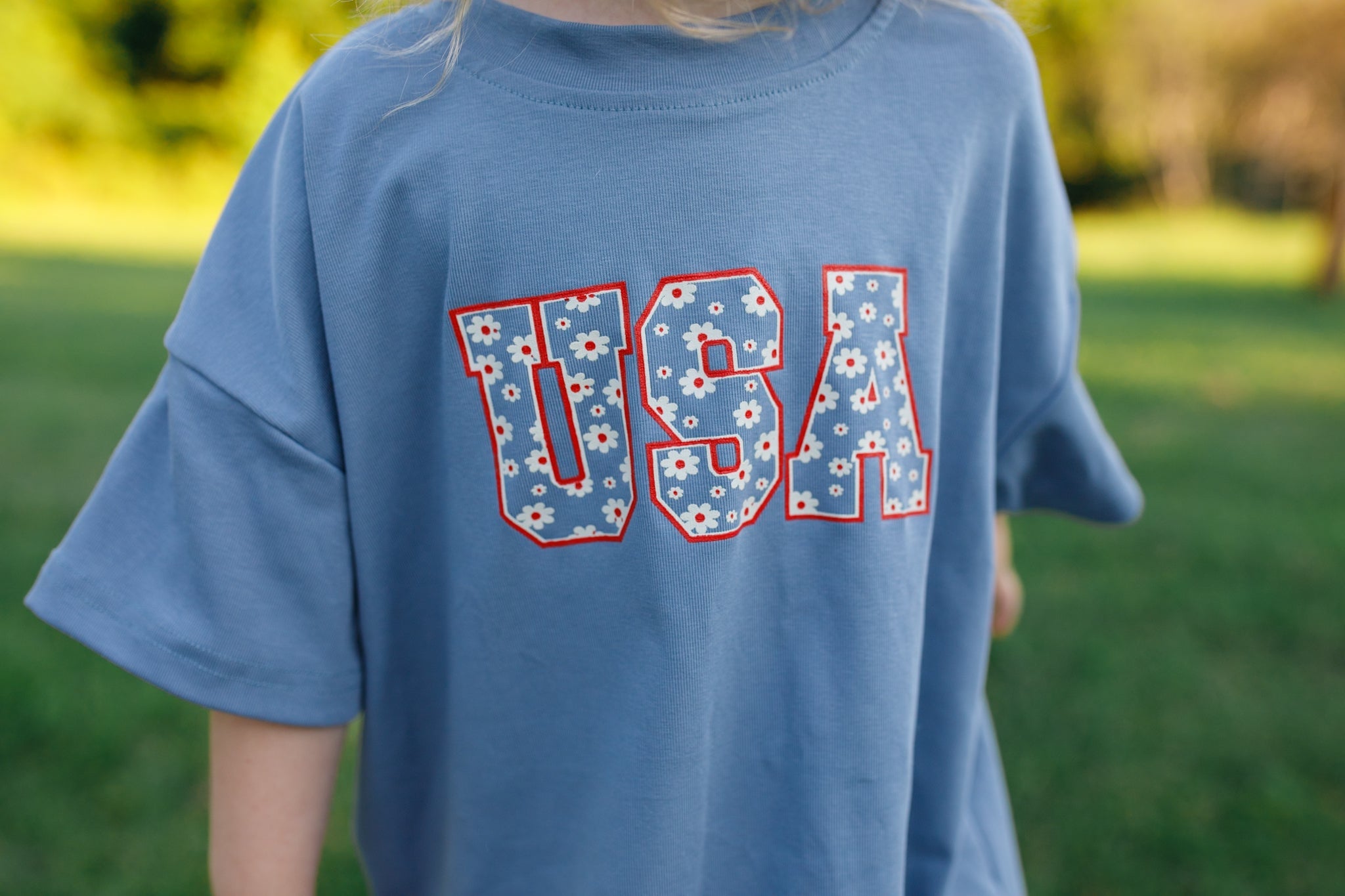 USA Daisy Oversized T-Shirt