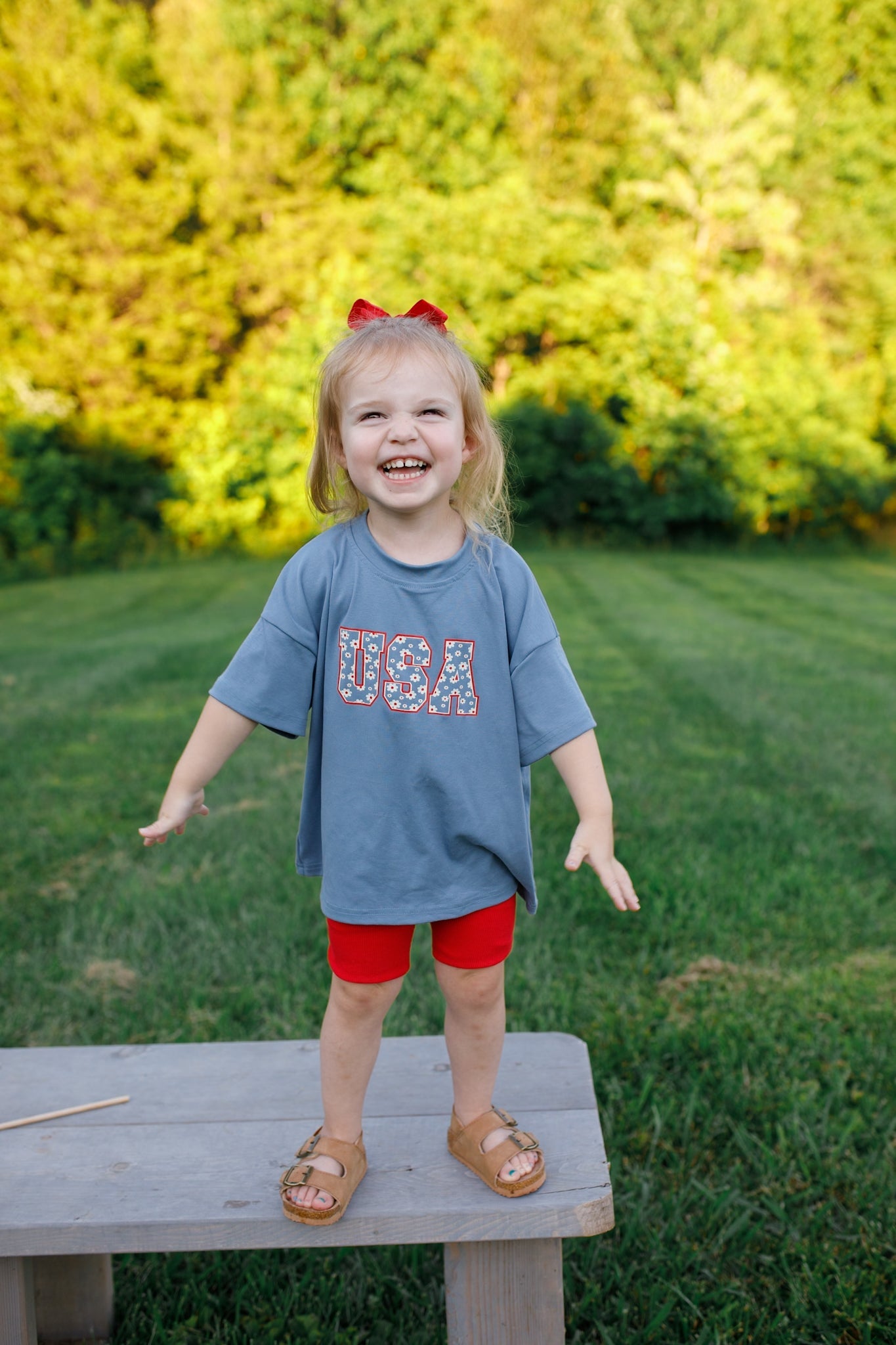 USA Daisy Oversized T-Shirt