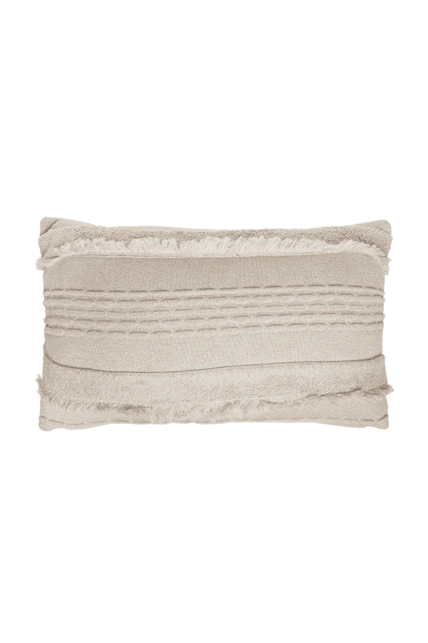 KNITTED CUSHION AIR DUNE WHITE  Little Wonder & Co   