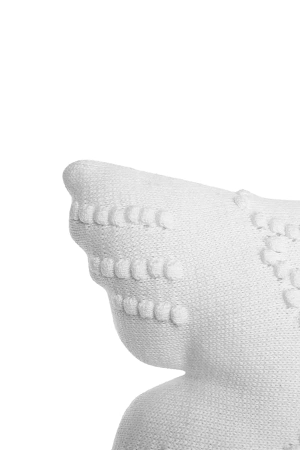 KNITTED CUSHION ANGEL WINGS  Little Wonder & Co   