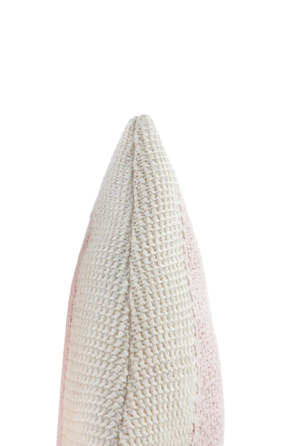 KNITTED CUSHION CANDY VANILLA - PINK  Little Wonder & Co   