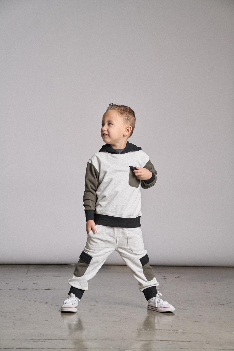 Baby Color Block Hoodie