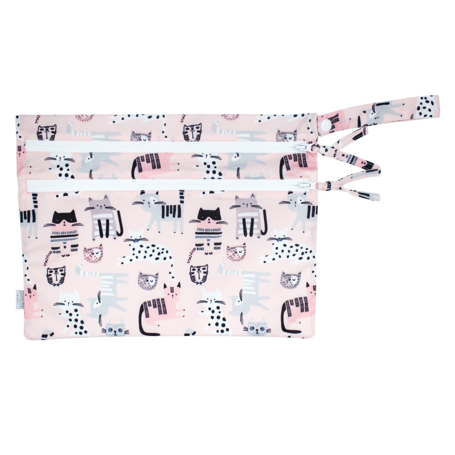 Kitty - Waterproof Wet Bag (For mealtime, on-the-go, and more!)  BapronBaby   