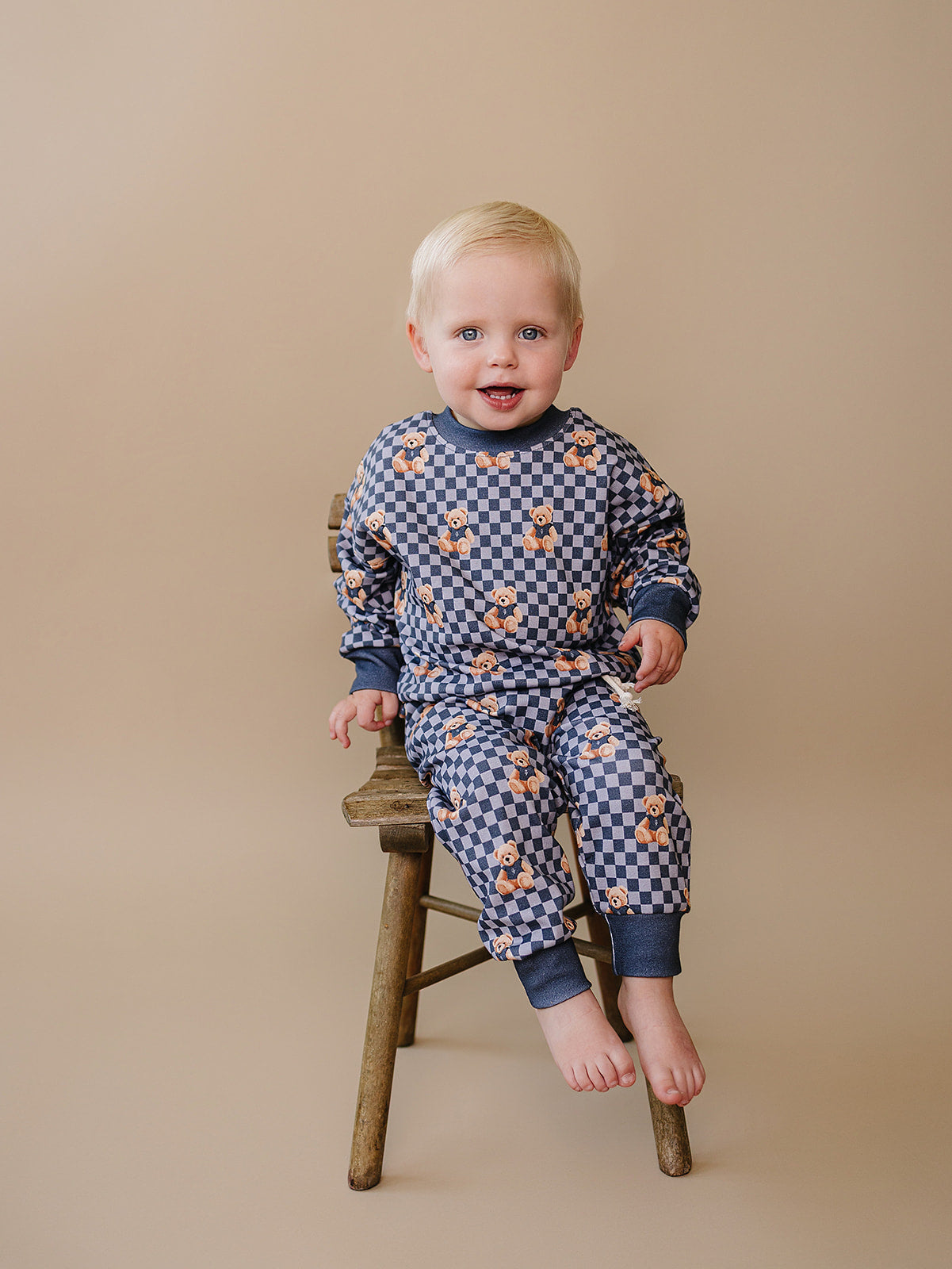 Jogger Set | Checkered Bear Vibes