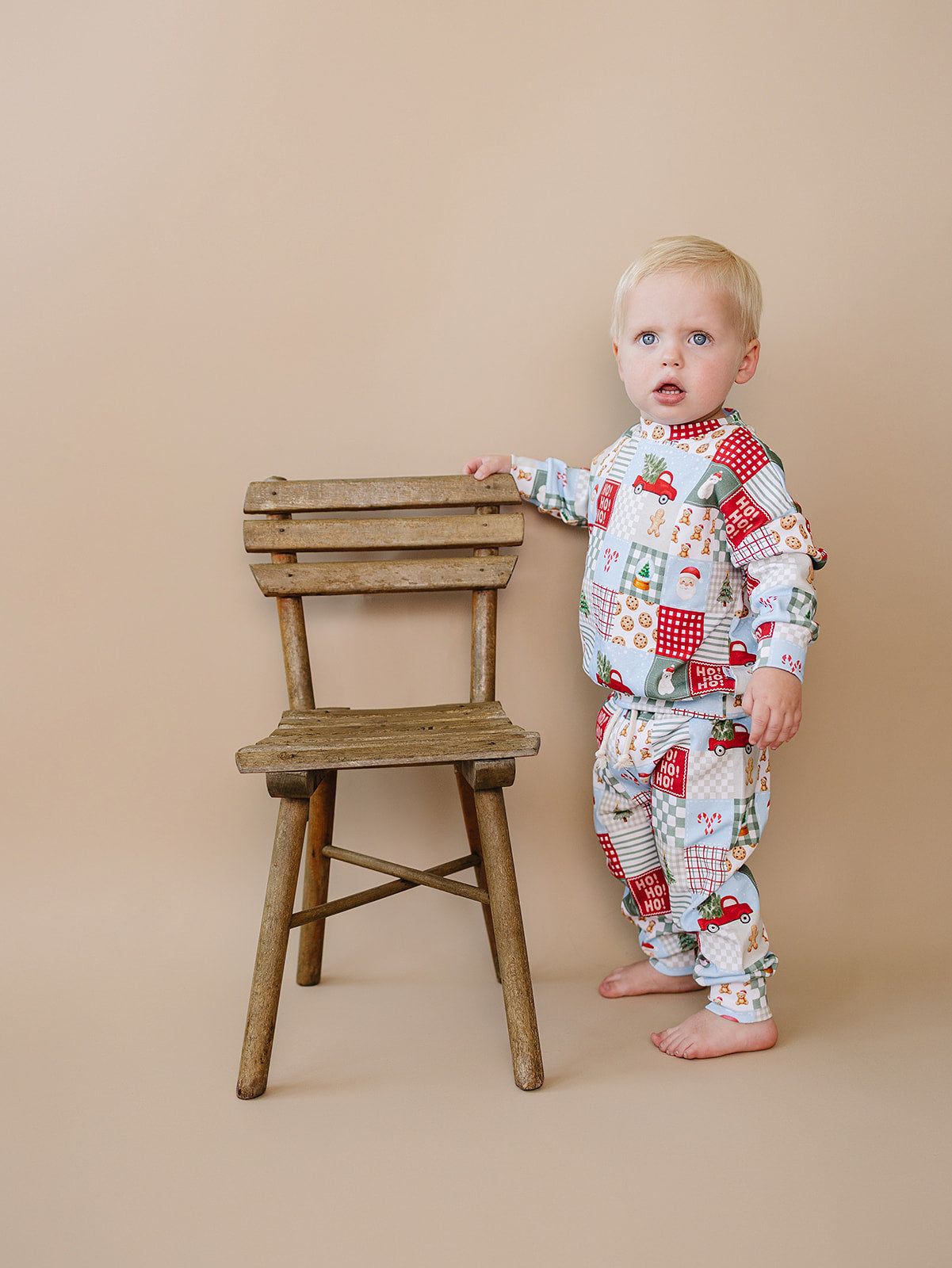 Jogger Set | Christmas Patchwork