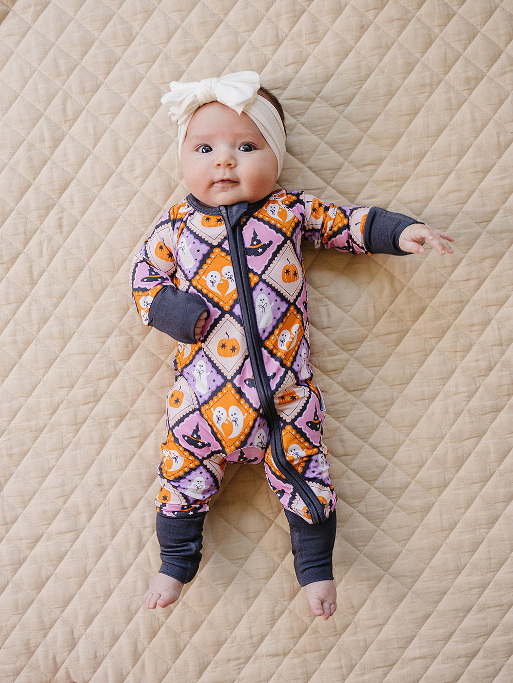 Bamboo Zip Romper | Ghost Whimsy