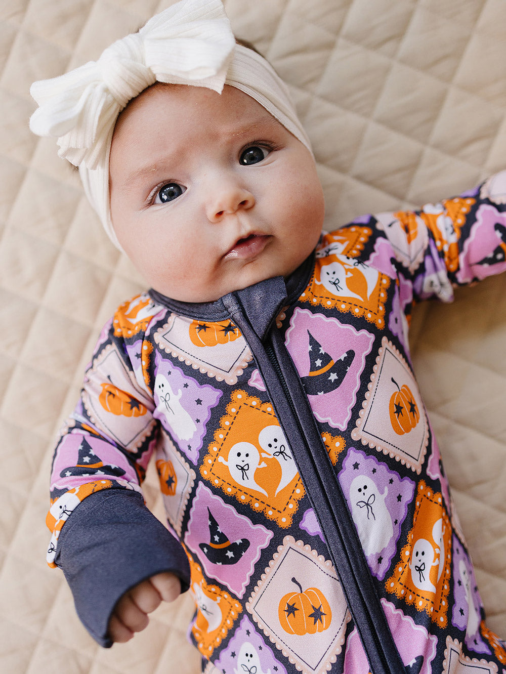 Bamboo Zip Romper | Ghost Whimsy
